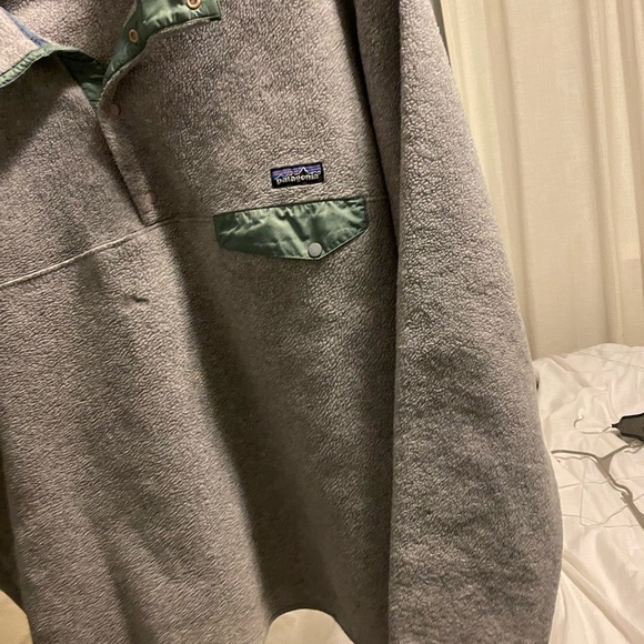 Vintage 1990s deep pile synchilla heavyweight Patagonia fleece snap t - Picture 10 of 11